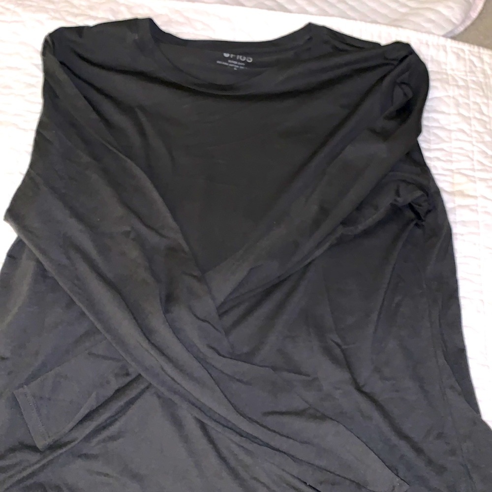 FIGS Super Soft Longsleeve Underscrub - L / Charcoal